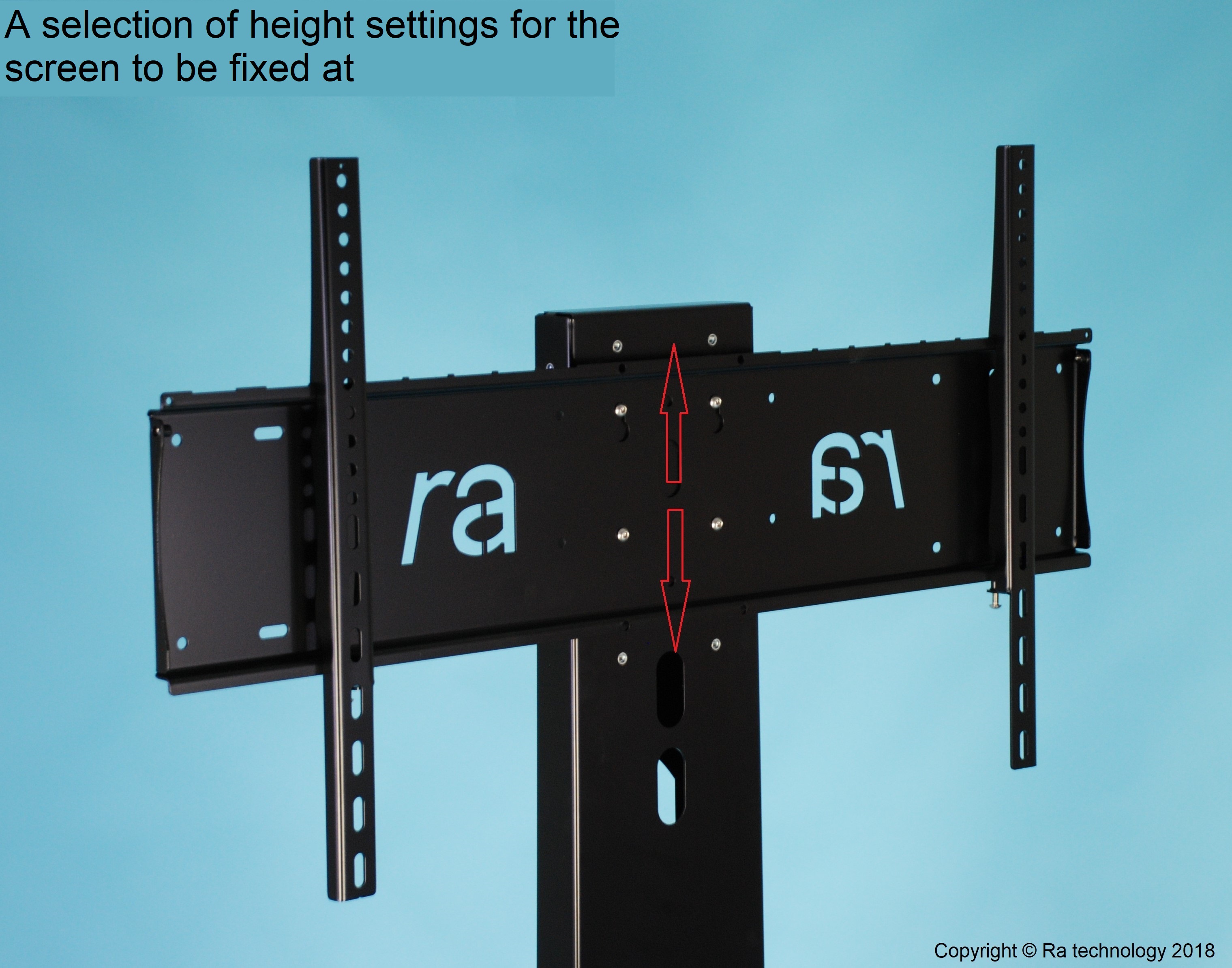 RA-Atlas4 Free-Standing. Screens up to 98 inch and 140kg